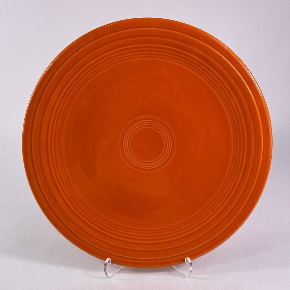 Vtg Fiestaware Genuine Fiesta HLC Red Retired Dinner Plate 9 1/2" Replacement